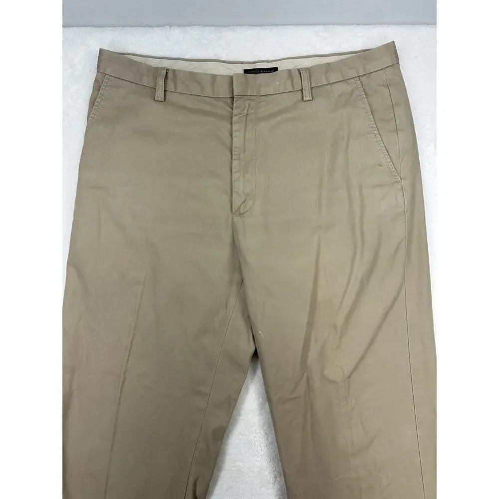 Banana Republic Chino Pants Mens 36x30 Khaki Beige Slim Fit Dawson